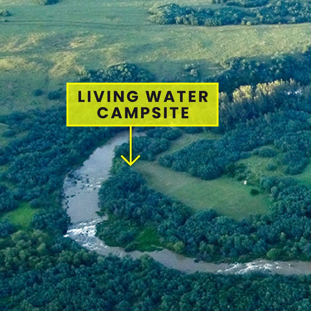 Camp 6 • Living Water - Location on farm map