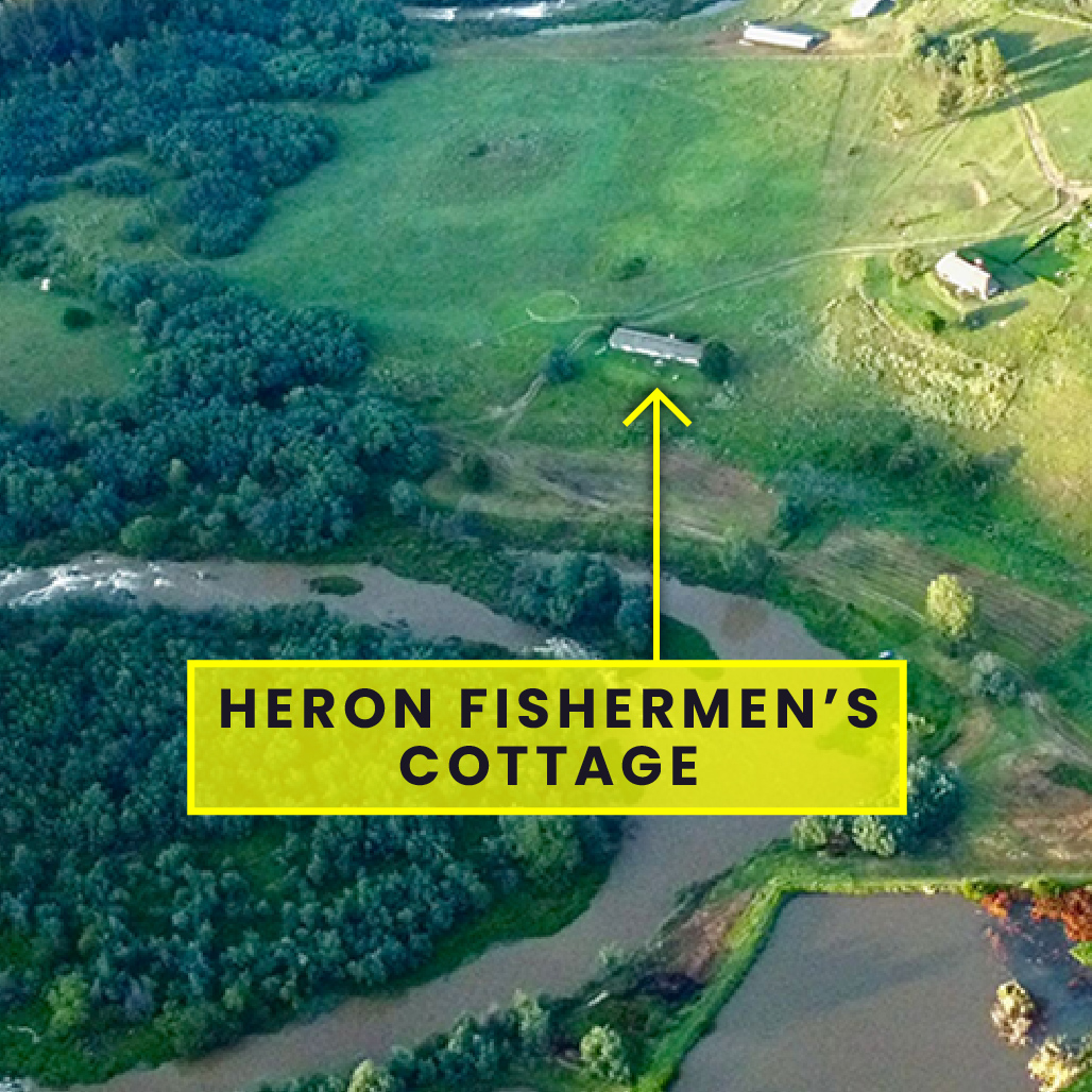 4-Bedroom Pet-Friendly Fisherman's Cottage: Heron - Location on farm map