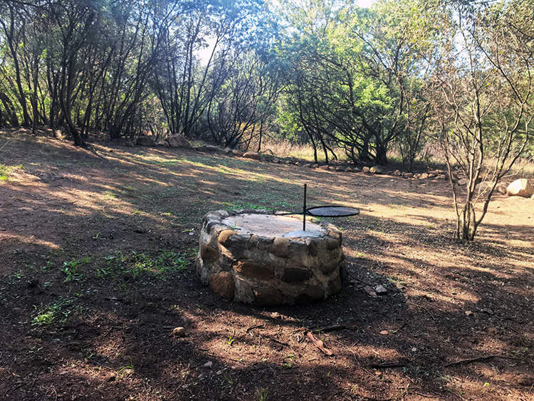 Camp 3 • Dancing Wind - Fire pit with grill
