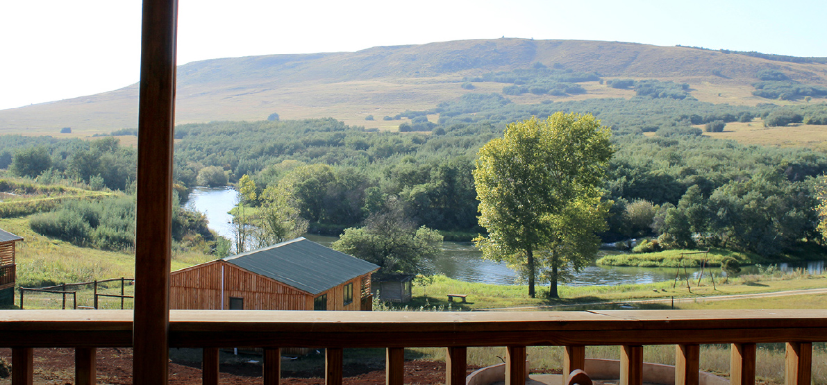 1-Bedroom Riverside Cabin 4: Shalom - cabin exterior