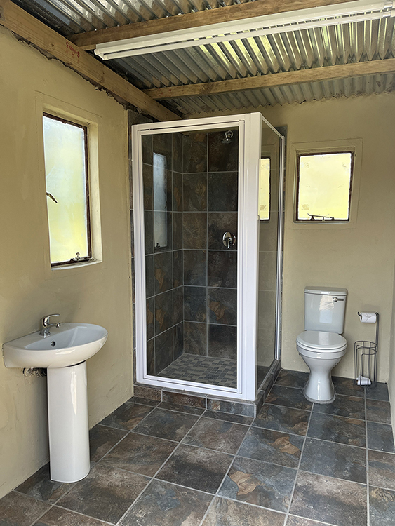 Camp 1 • Ember Circle - Private ablution with shower