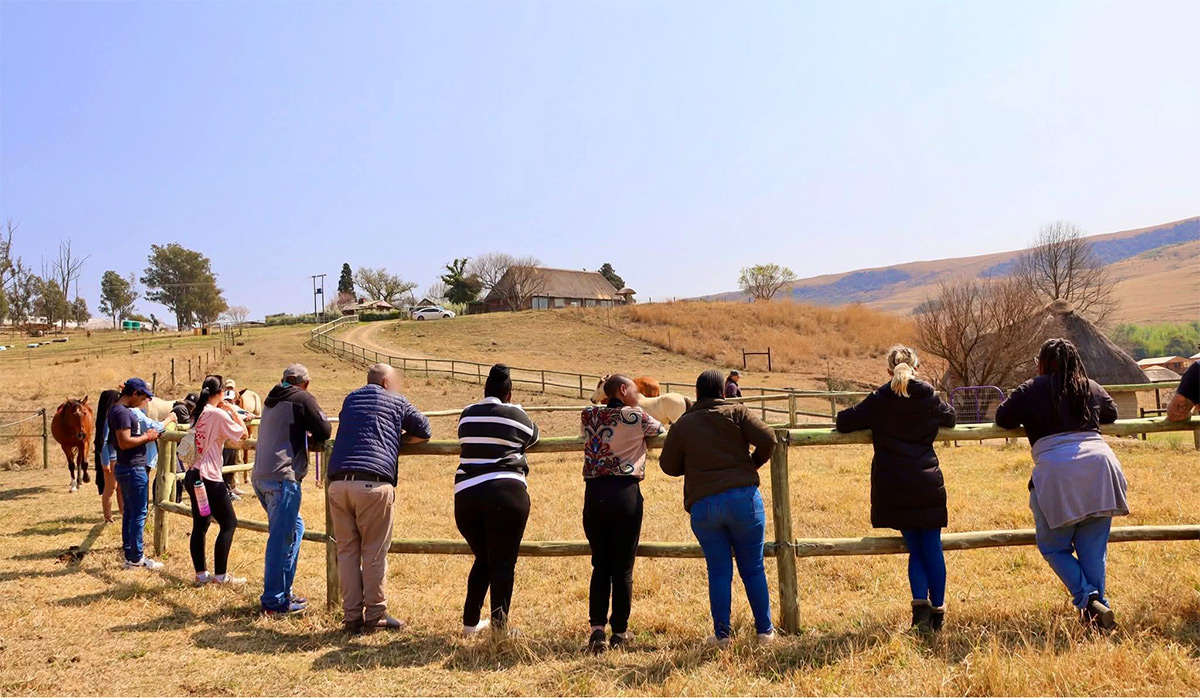 Retreat gathering at Waterhoek