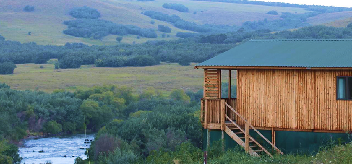 2-Bedroom Riverside Cabin 7: Shekinah - cabin exterior