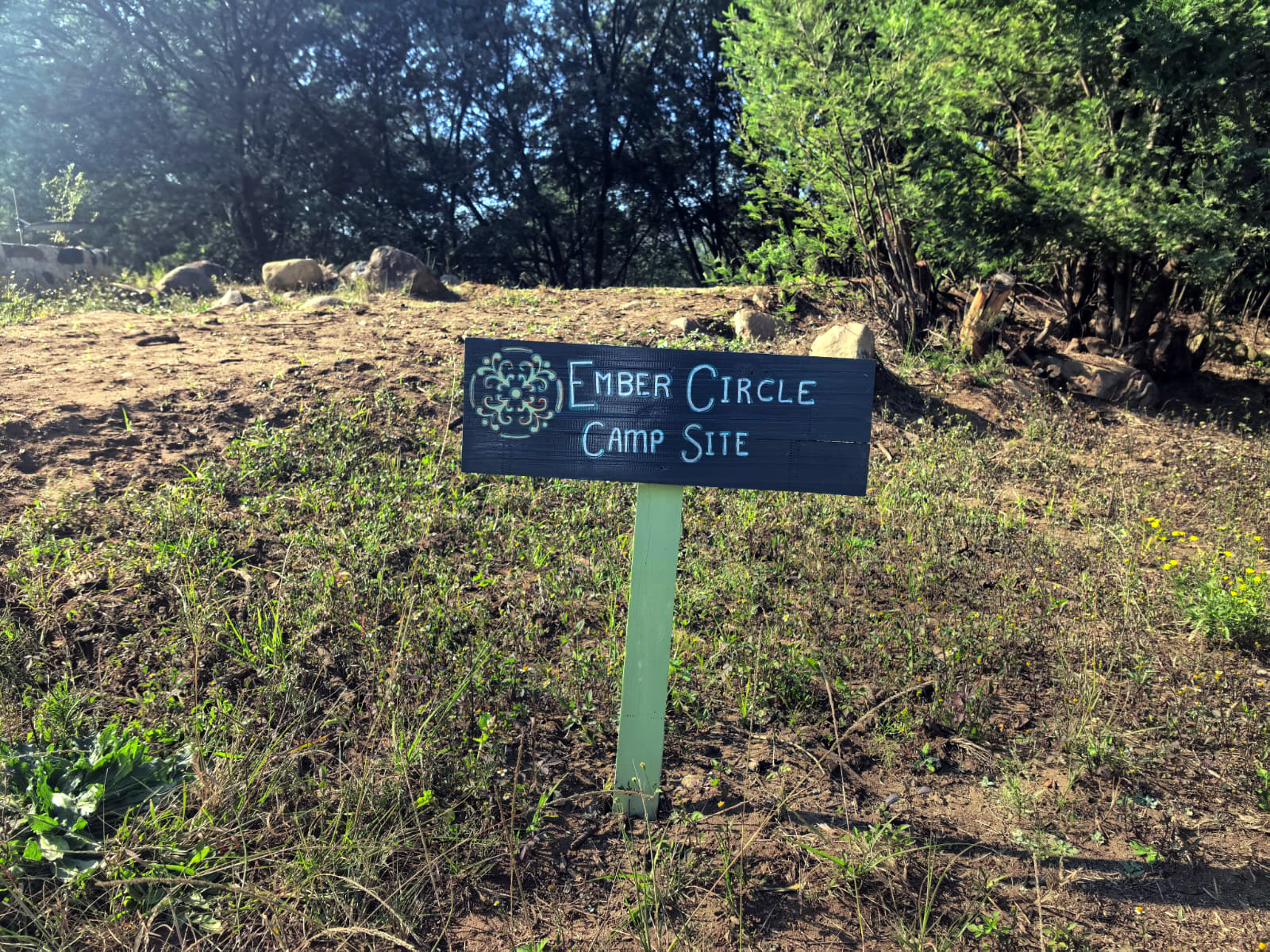 Camp 1 • Ember Circle - Ember Circle sign